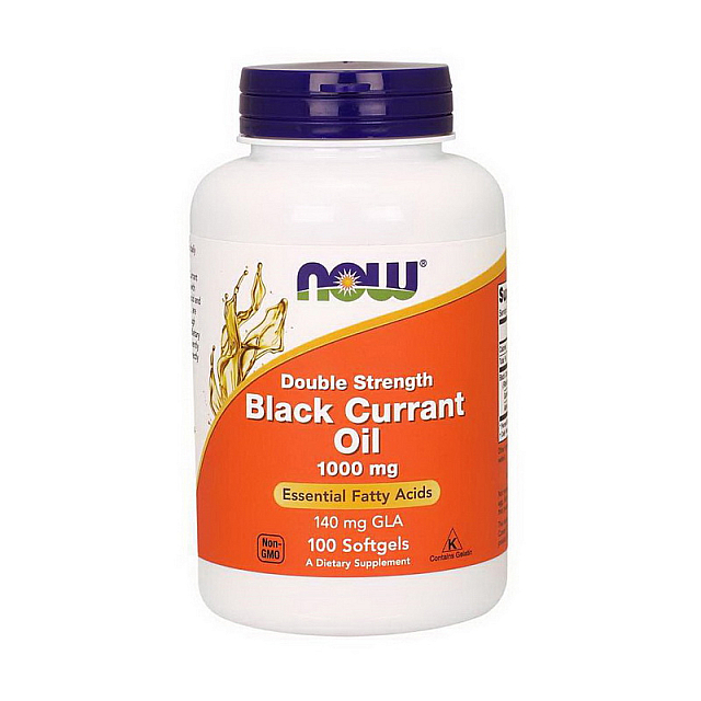 Black Currant Oil 1000 mg double strength (100 softgels)  