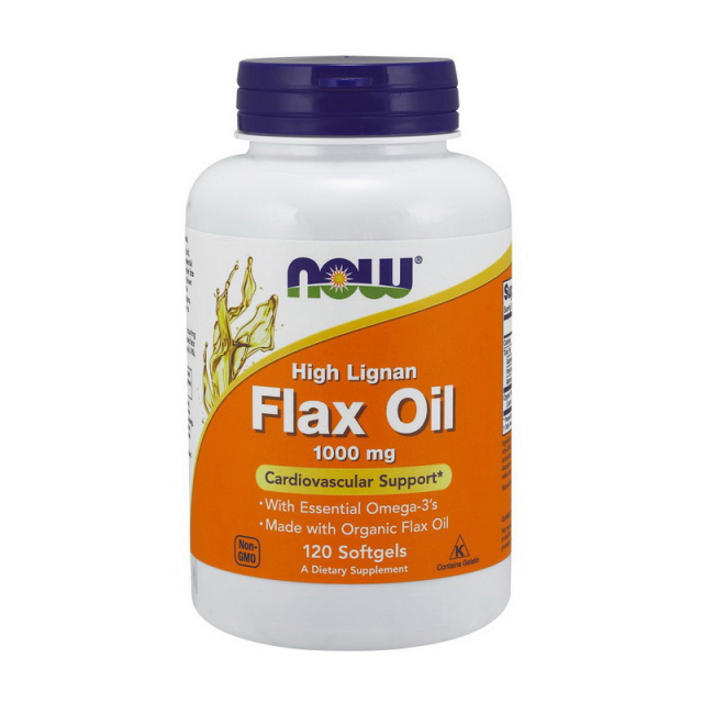 Flax Oil 1000 mg High Lignan (120 sgels)  