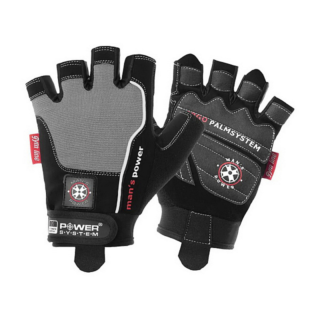 Mans Power Gloves Grey 2580GR (XS size)  