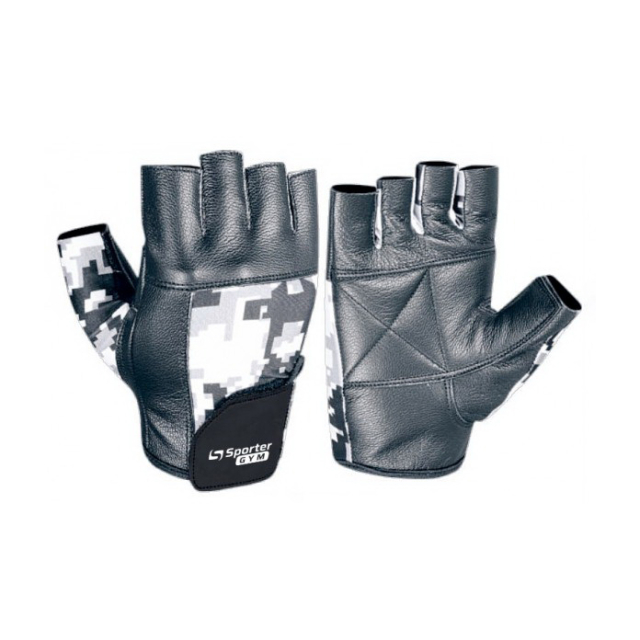 Weightlifting Gloves Black/Camo (S size)  Camo Black