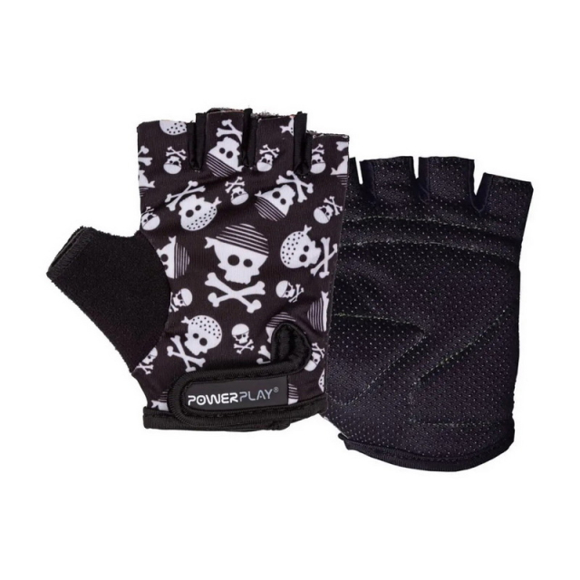 Kids Bike Gloves Skulls 5454 (S size)  