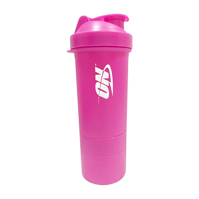 Shaker ON 3 in 1 with metal ball (600 ml) USA  Pink