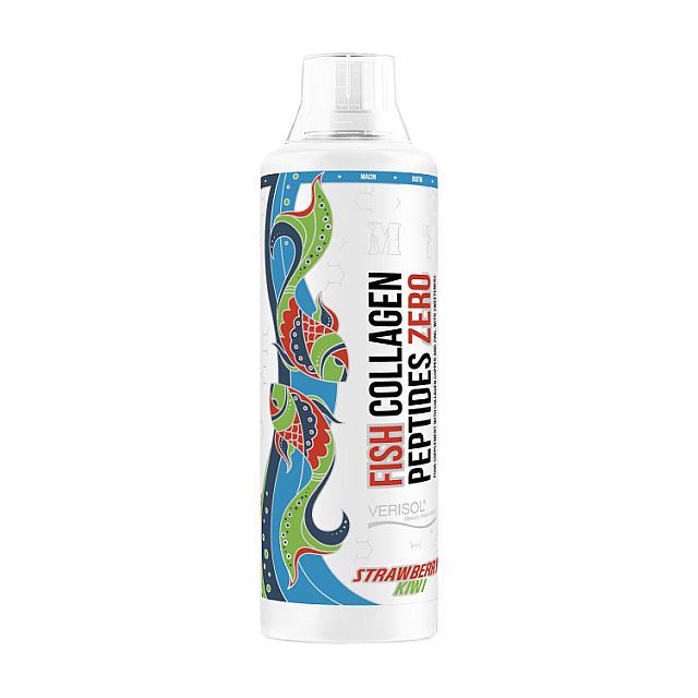 Fish Collagen Peptides Zero (500 ml)  Strawberry-kiwi