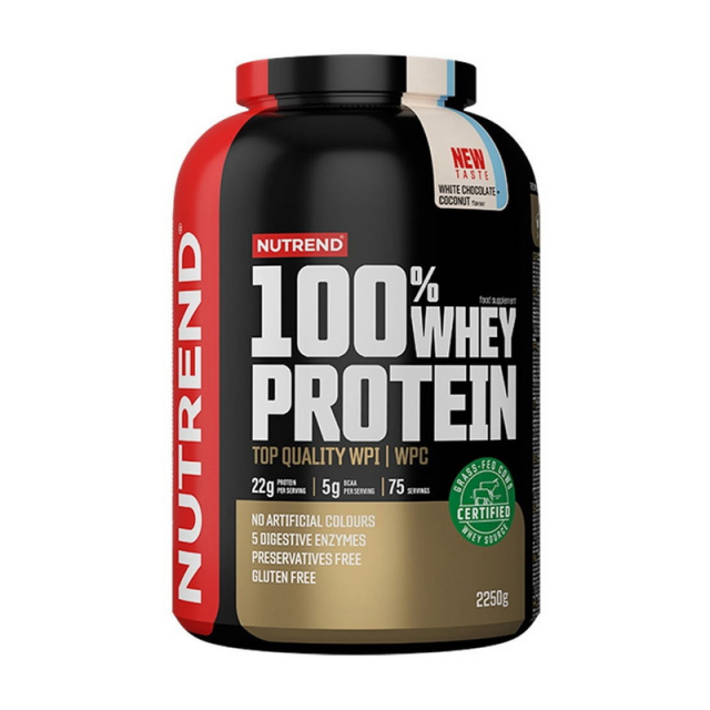 100% Whey Protein (2,25 kg)  Chocolate-peanut