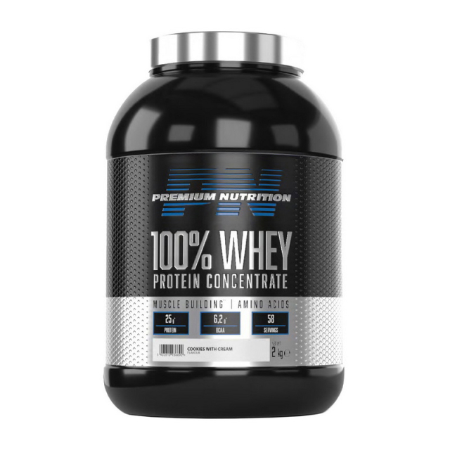 100% Whey Protein Concentrate (2 kg) Banana peach 