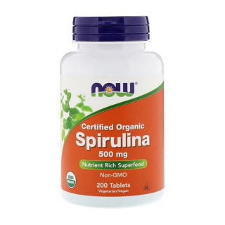 Spirulina 500 mg organic (200 tabs)  