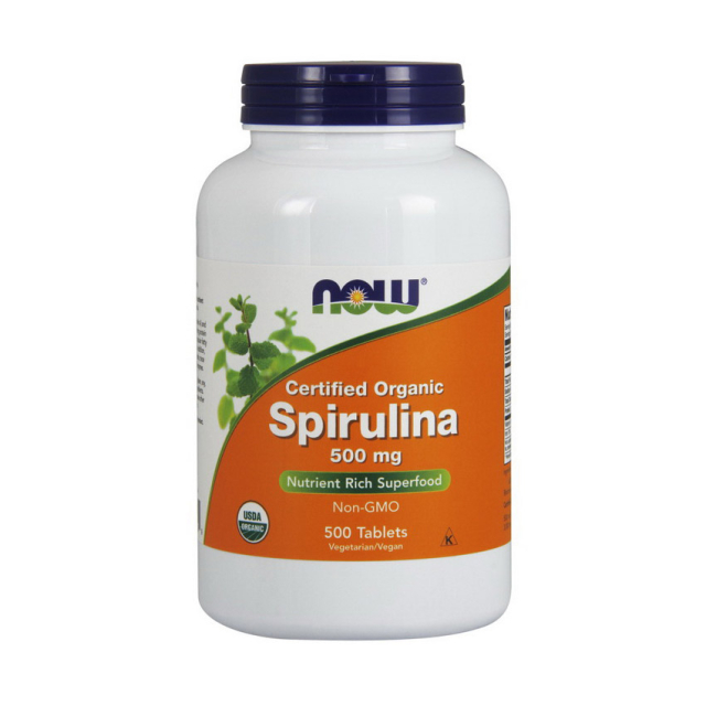 Spirulina 500 mg organic (500 tabs)  