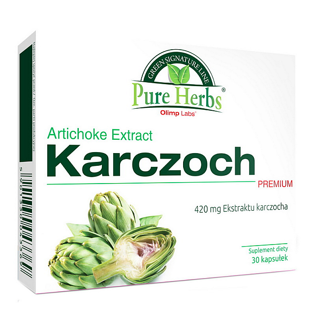 Karczoch Artichoke Extract Premium 420 mg (30 caps)  