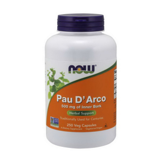 Pau D'Arco 500 mg of Inner Bark (250 veg caps)  