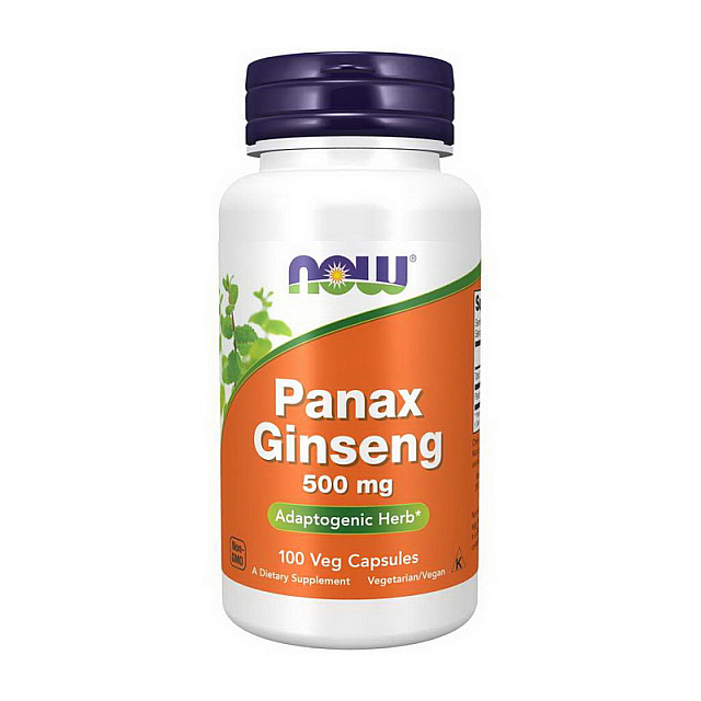 Panax Ginseng 500 mg (100 veg caps)  