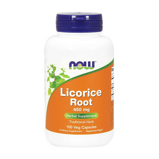 Licorice Root 450 mg (100 veg caps)  