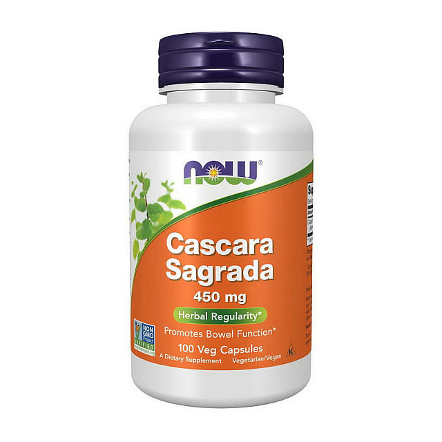 Cascara Sagrada 450 mg (100 veg caps)  