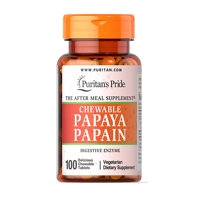 Papaya Papain Chewable (100 tabs)  