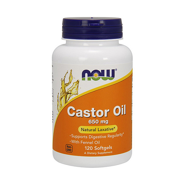 Castor Oil 650 mg (120 softgels)  