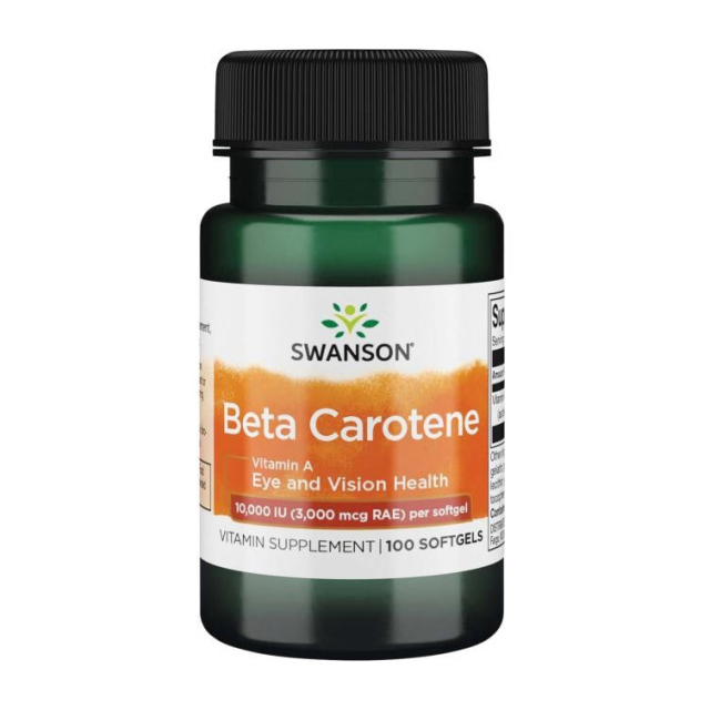 Beta Carotene 10000 iu 3000 mcg (100 sgels)  