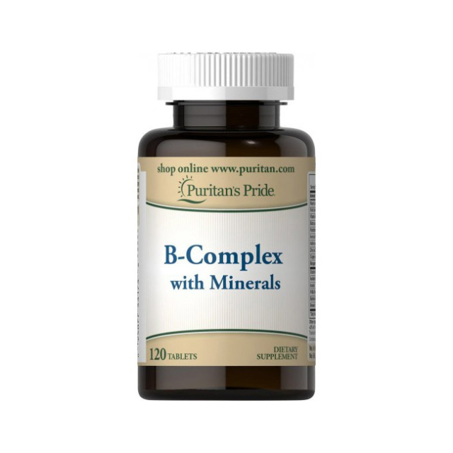 B-Complex with Minerals (120 tabs)  