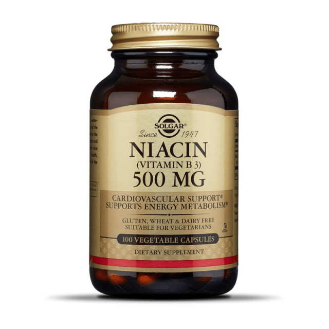 Niacin 500 mg (100 veg caps)  