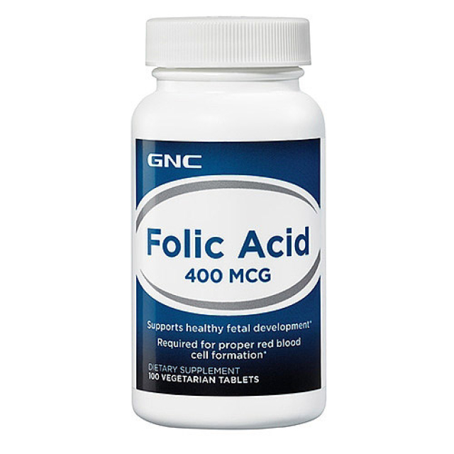 Folic Acid 400 mkg (100 veg tabs)  