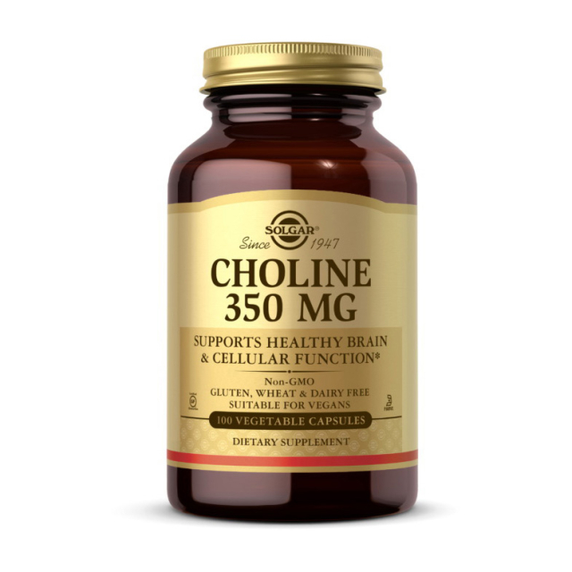 Choline 350 mg (100 veg caps)  