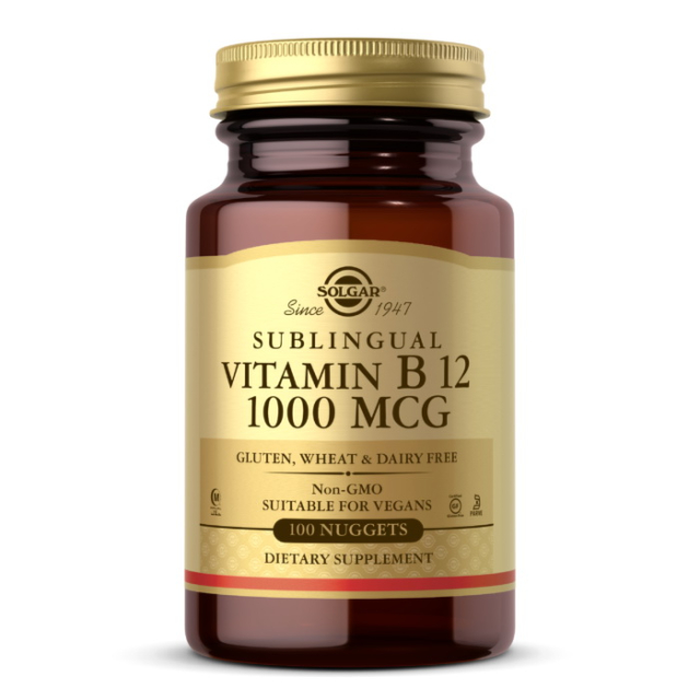 Sublingual Vitamin B-12 1000 mcg (100 nuggets)  