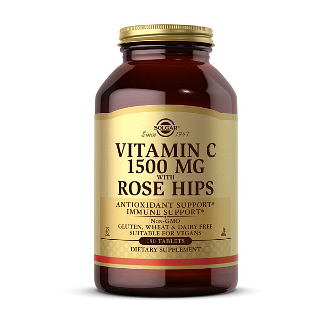 Vitamin C 1500 mg with Rose Hips (180 tabs)  