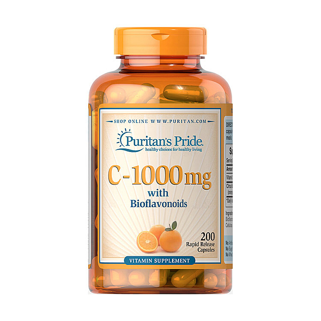 C-1000 mg with bioflavonoids (200 caps)  