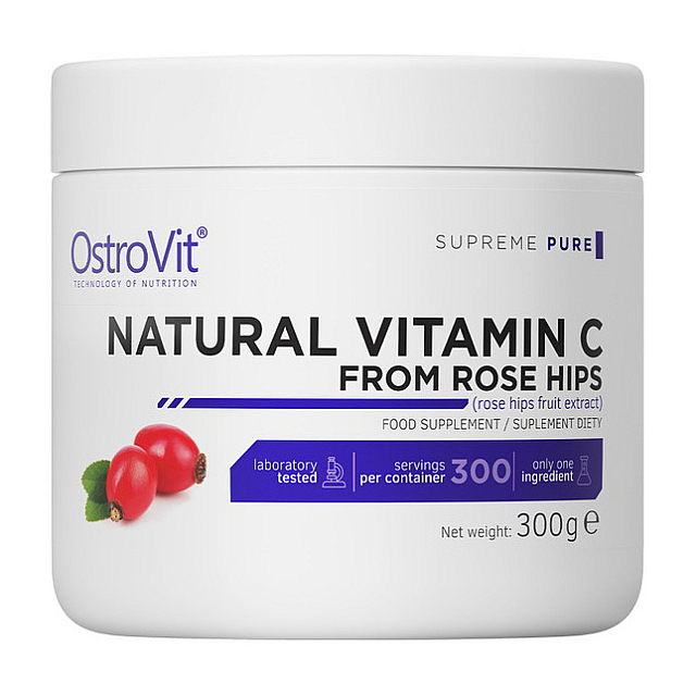 Natural Vitamin C From Rose Hips (300 g)  Pure