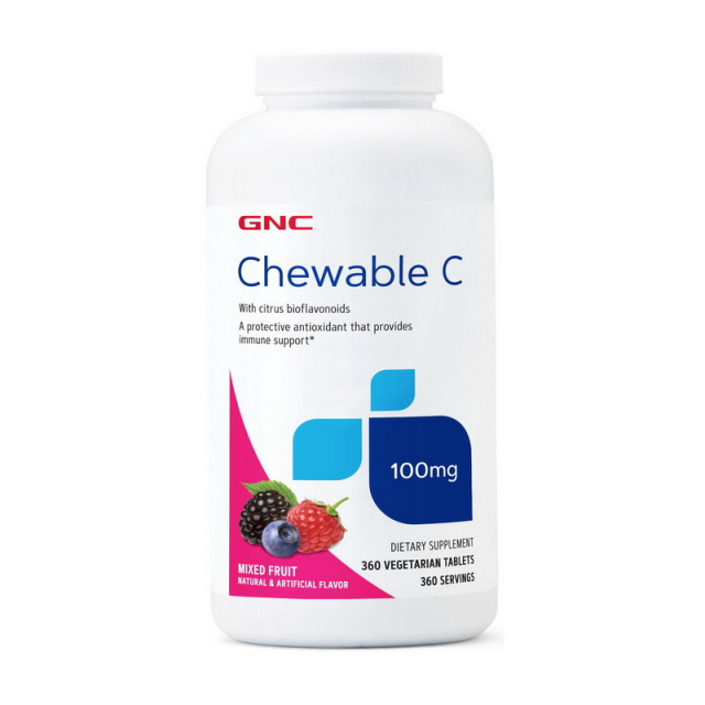 Chewable C 100 mg (360 veg tab) Mixed fruit 