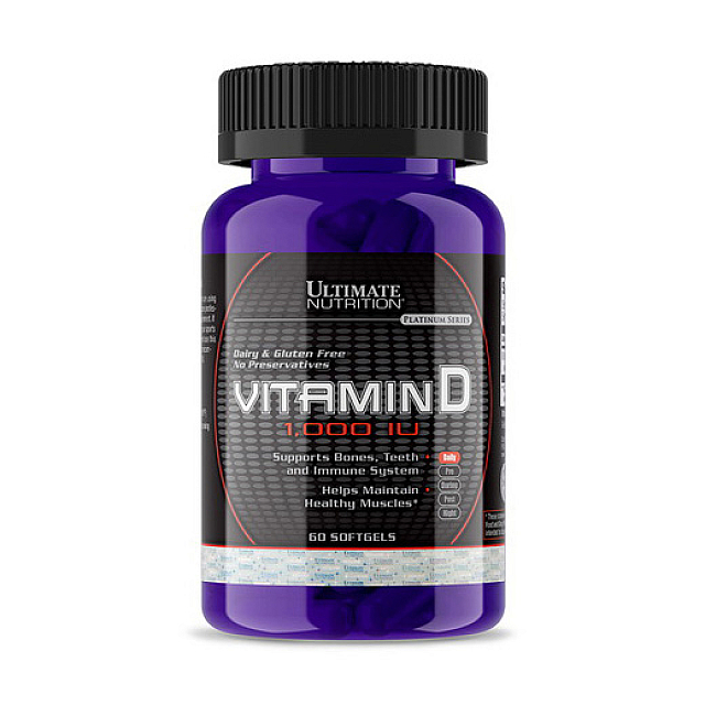 Vitamin D 1,000 IU (60 softgels)  