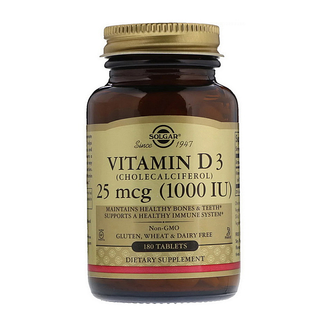 Vitamin D3 1000 IU (180 tab)  