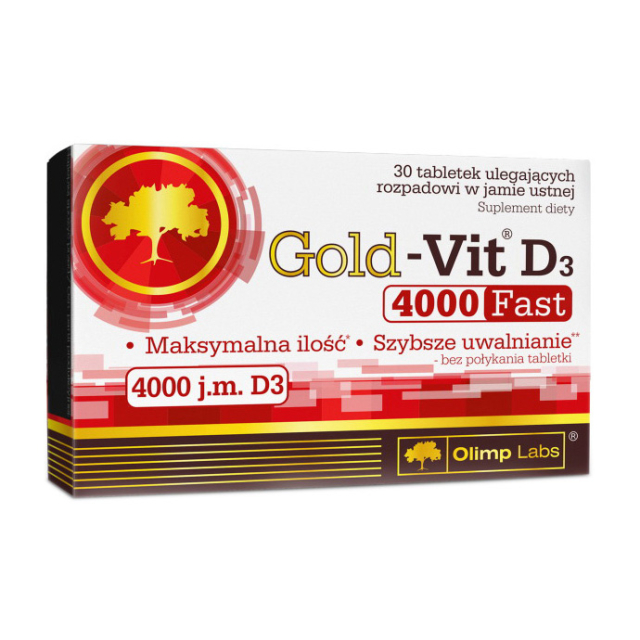 Gold-Vit D3 Fast 4000 j.m. (30 tab)  