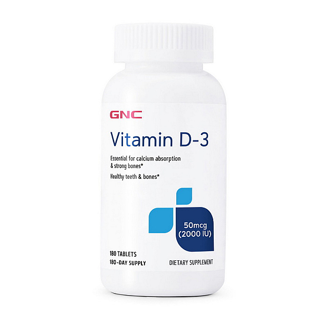 Vitamin D-3 50 mcg (2000 IU) (180 tabs)  