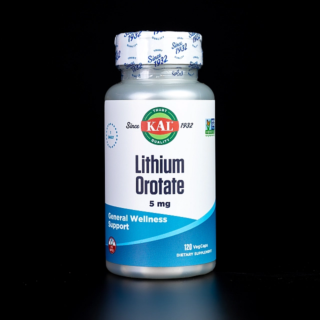 Lithium Orotate 5 mg (120 veg caps)  