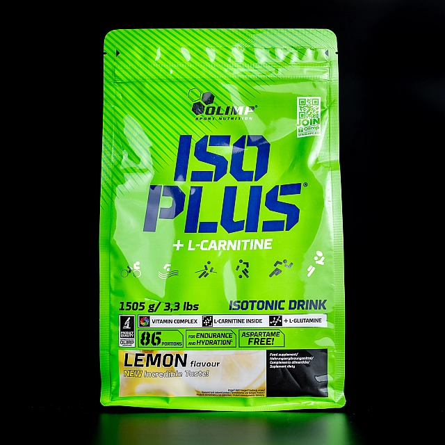 Iso Plus + L-Carnitine (1,5 kg) Lemon 