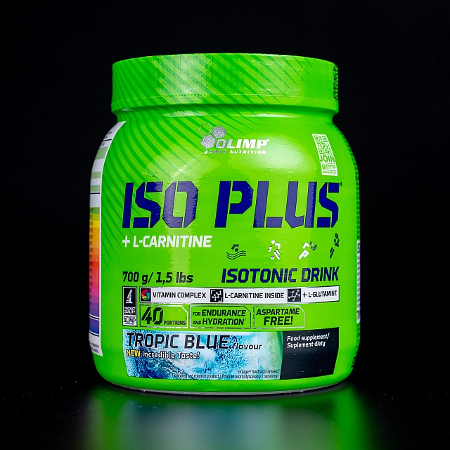 Iso Plus + L-Carnitine (700 g) Tropic blue 
