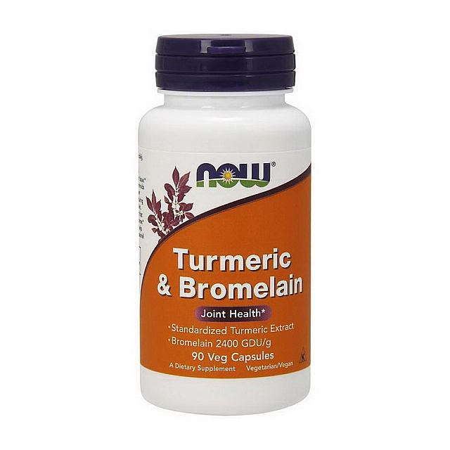 Turmeric & Bromelain (90 veg caps)  