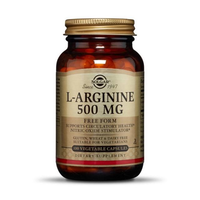 L-Arginine 500 mg (100 veg caps)  