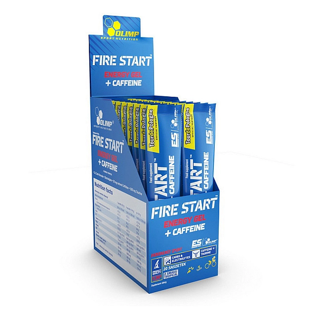 Fire Start Energy Gel + Caffeine (36 g) Blackcurrant 