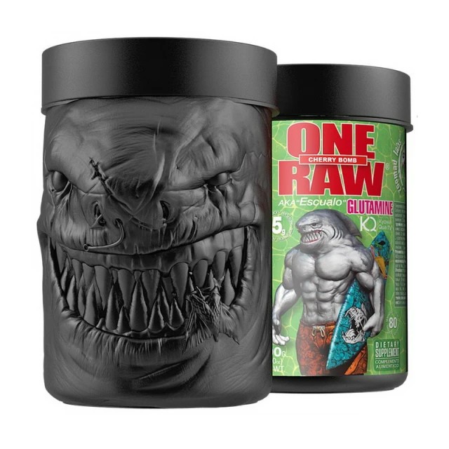 One Raw Glutamine (400 g)  Cherry bomb