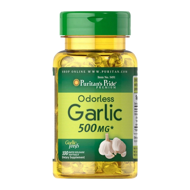 Odorless Garlic 500 mg (100 softgels)  