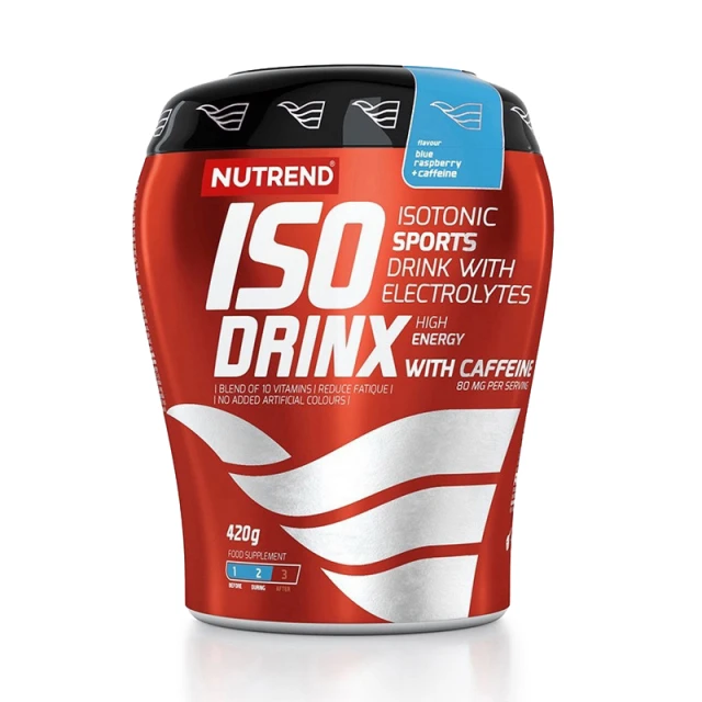 Iso Drinx with Caffeine (420 g) Blue raspberry  