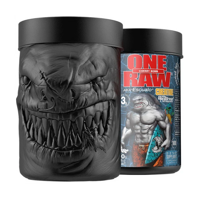 One Raw Creatine (300 g)  Cherry bomb