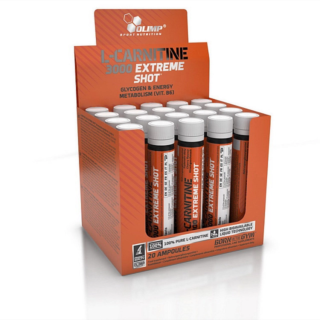 L-Carnitine 3000 Extreme Shot Ampoule (20*25 ml) Cherry 
