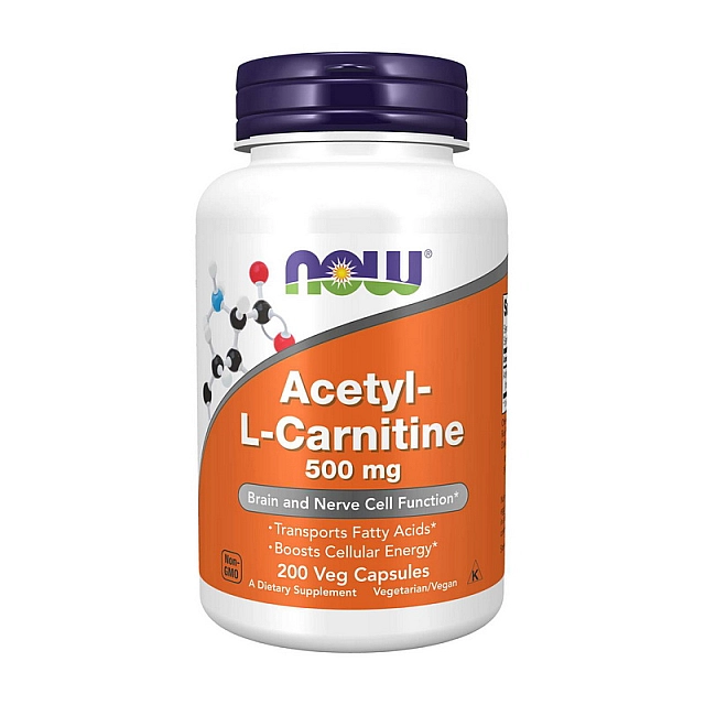 Acetyl-L-Carnitine 500 (200 veg caps)  