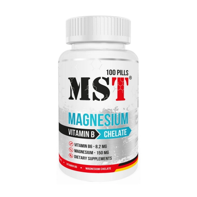 Magnesium Chelate Vitamin B (100 pills)  