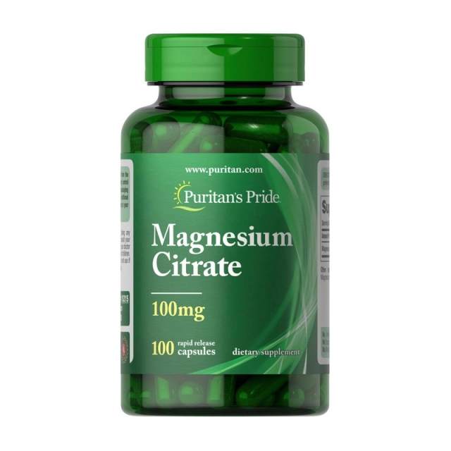 Magnesium Citrate 100 mg (100 caps)  