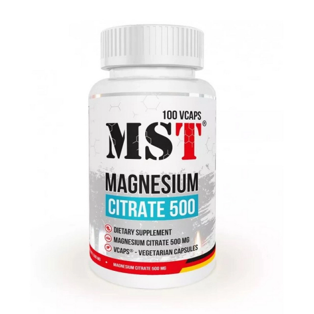 Magnesium Citrate 500 (100 veg caps)  