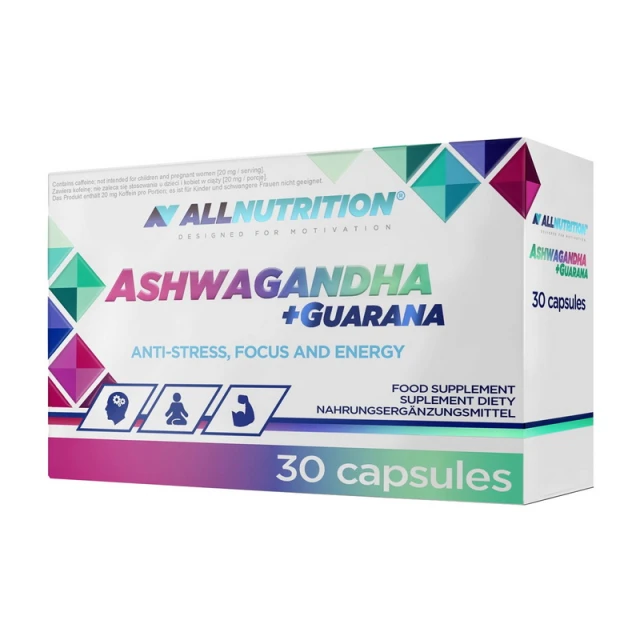 Ashwagandha + Guarana (30 caps)  