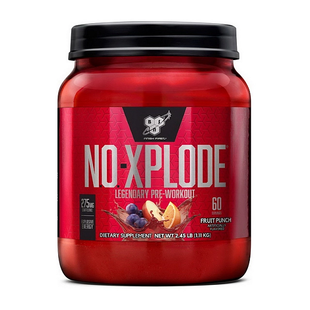N.O.-XPLODE Pre-Workout Igniter New Formula! 60 serv. (1,11 kg) USA Blue raz 