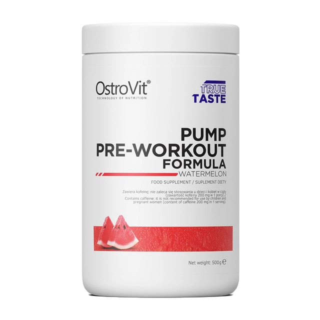 PUMP Pre-Workout Formula (500 g)  Lemon